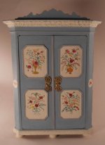 Floral French Reginal Armoire by Herbillon