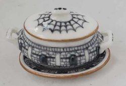 Fornasetti Oval Tureen & Tray by Christopher Whitford