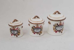 Fornasetti Medelion Canister Set by Christopher Whitford