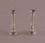 Pair of Candle Sticks Silver by David Iriate