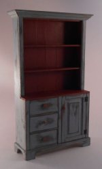 Virginia Cupboard Slate over Grey Blue by Bubba's