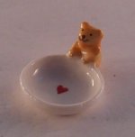 Teddy Bear Round Bowl by Keiko Maki