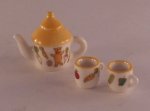 Vegetable Shop Tea Set by Keiko Maki