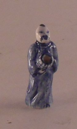 Chinese Man Bud Vase by Henny Staring-Egberts