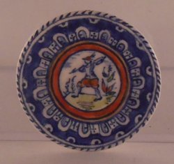 Fisherman Plate #1 by Henny Staring-Egberts