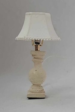 Stone Balister Table Lamp by Henry Bart