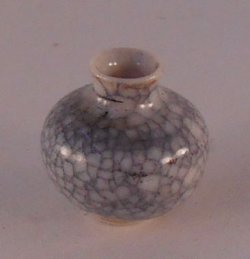 Crackle Vase 14-4 by Troy Schmidt