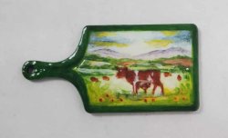 Cow Brown Bread Board Ltd.Ed by Christopher Whitford