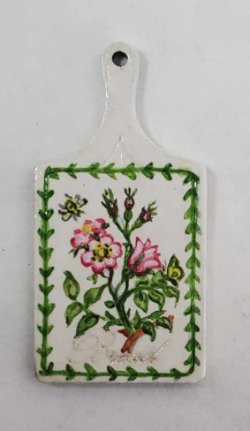 Portmeirion Rose Bread Board Ltd.Ed by Christopher Whitford