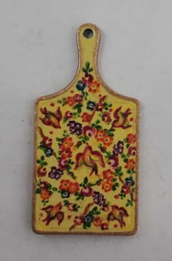 Chintz Bird Bread Board Ltd.Ed by Christopher Whitford