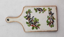Chickadee & Holly Bread Board Ltd.Ed by Christopher Whitford