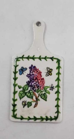 Portmeirion Lilac Bread Board Ltd.Ed by Christopher Whitford
