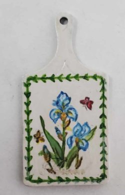 Portmeirion Iris Bread Board Ltd.Ed by Christopher Whitford