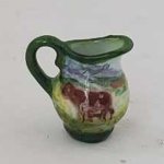 Milk Pitcher Cow Brown by Christopher Whitford