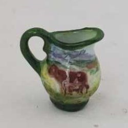 Milk Pitcher Cow Brown by Christopher Whitford