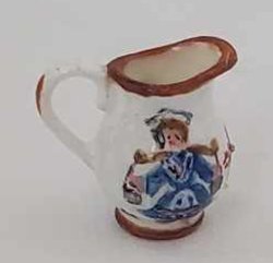 Milk Pitcher Alpine Girl by Christopher Whitford
