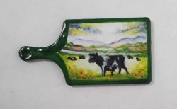 Cow Black Bread Board Ltd.Ed by Christopher Whitford