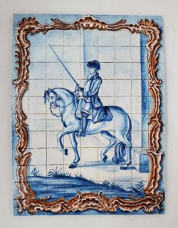 Horseman Tile Plaque by Christopher Whitford