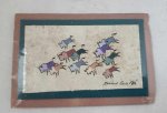 Buffalo Sand Painting by Rainbow Hand