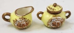 Loire Valley Creamer and Sugar by Christopher Whitford