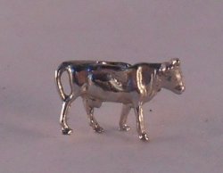 Silver Cow Creamer by Eugene Kupjack