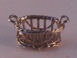 Silver Open Basket by Eugene Kupjack