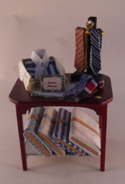 Mens Display Table #1 by Lorraine Scuderi