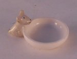 Dog Round Bowl by Keiko Maki