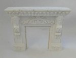Lady Head Fireplace by Jim Coates