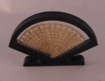 Ladies Fan in Black Frame by Truly Scrumptious