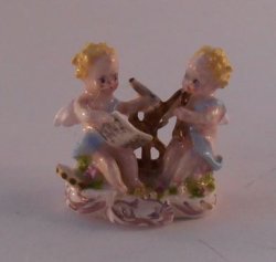 Pair of Cherubs by Veronique Cornish