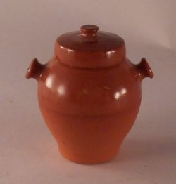Redware Jar R25 by Elisabeth Causeret