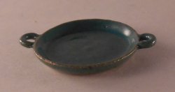 Two Handeled Tray Green by Elisabeth Causeret