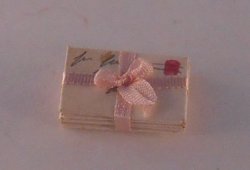 Letters Tied w/Pink Ribbon by Syreeta's
