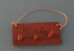 Wall Key Peg Plaque