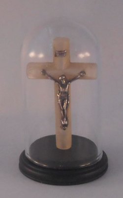 Glass Dome Natural History Crucifix #31 by Henry Bart