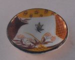 French Faience Faux Bois Pedistal Bowl by Henry Bart