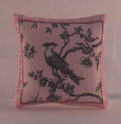 Exotic Bird Pillow by Ingrid Sikkink
