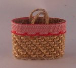 Straw Tote #4 by Fleurs et Tressages