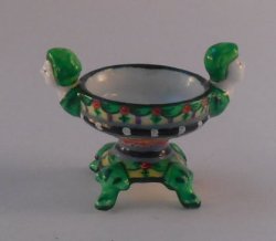Flower Check Center Bowl by Christopher Whitford