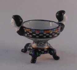 Village Check Center Bowl by Christopher Whitford