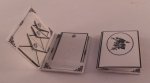 Black Rose Stationary Folder by Montserrat Folch