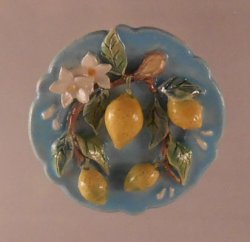 Capri Lemon Plate by Dominique Levy
