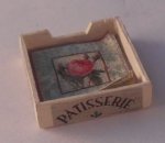 Napkin Caddy w/Rose Napkins by Cimen