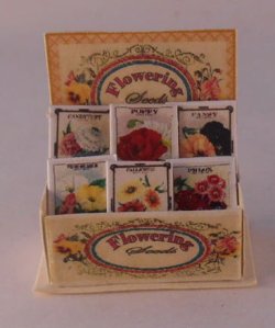 Flower Seed Packets Display by Lorraine Scuderi