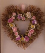 Heart Flower Wreath by Wilhelmina