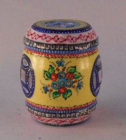 Polish Pattern Anna Garden Seat by Christopher Whitford