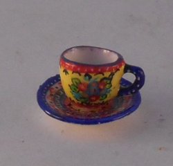 Polish Pattern Anna Cup & Saucer by Christopher Whitford