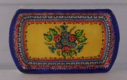 Polish Pattern Anna Rectangle Tray by Christopher Whitford