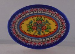 Polish Pattern Anna Oval Tray by Christopher Whitford
